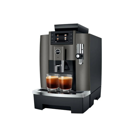 Jura W4 Dark Inox kahviautomaatti sivulta vasemmalta-1