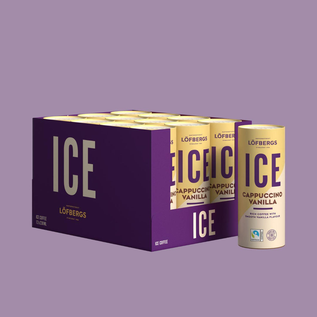 Löfbergs ICE Cappuccino Vanilla 12 × 230 ml – Reilu kauppa.