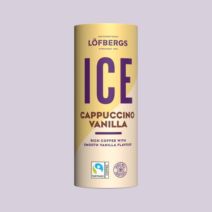 Löfbergs ICE Cappuccino Vanilla 12 × 230 ml – Reilu kauppa
