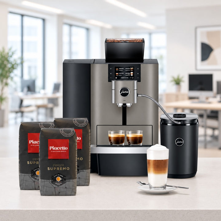 JURA X10 -konepaketti Cool Controlilla