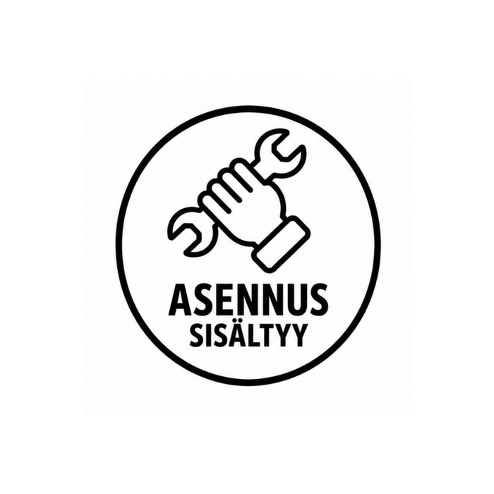 Asennus sisältyy kuvake kahvikonepaketin toimitukseen ja käyttöönottoon