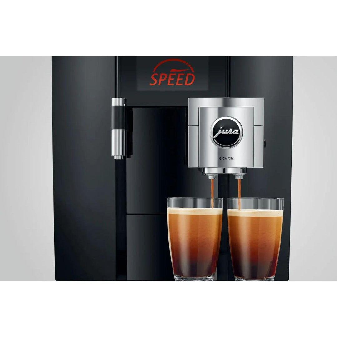 Jura Giga X8c G2 Speed Brewing -toiminto, kaksi kuppia samanaikaisesti