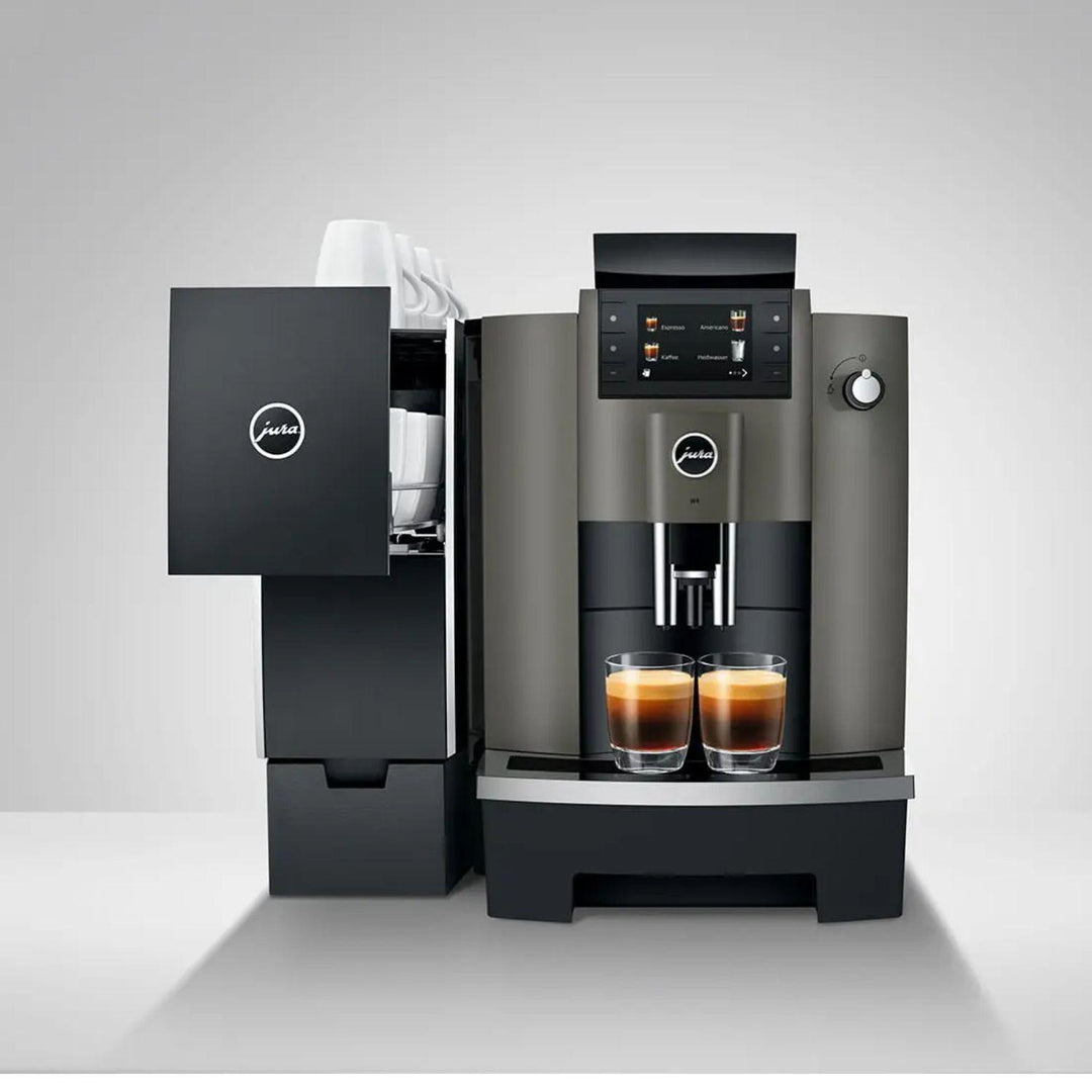 Jura W4 Dark Inox espresso kupinlämmitin
