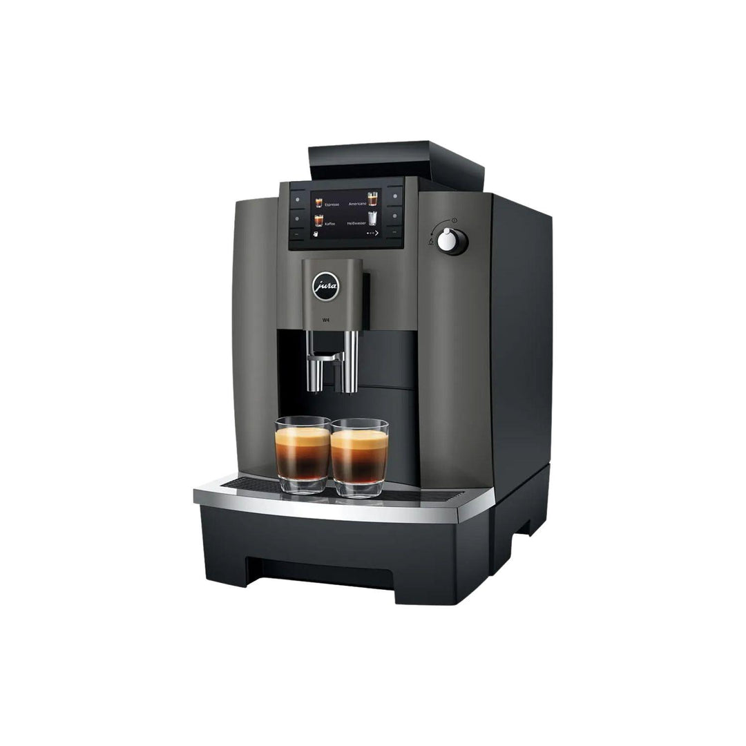 Jura W4 Dark Inox kahviautomaatti ammattikäyttöön eri kulma