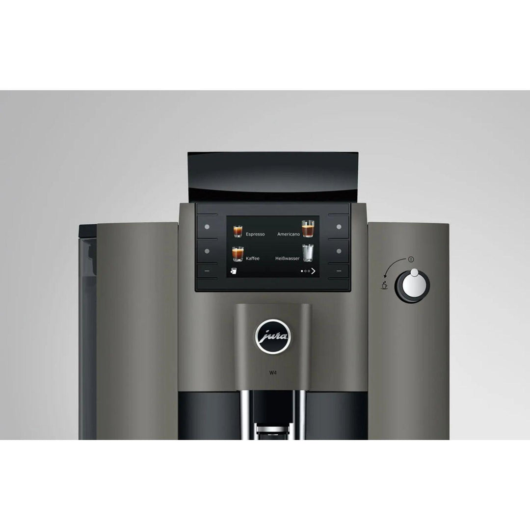 Jura W4 Dark Inox kosketusnäyttö ja käyttöpaneeli