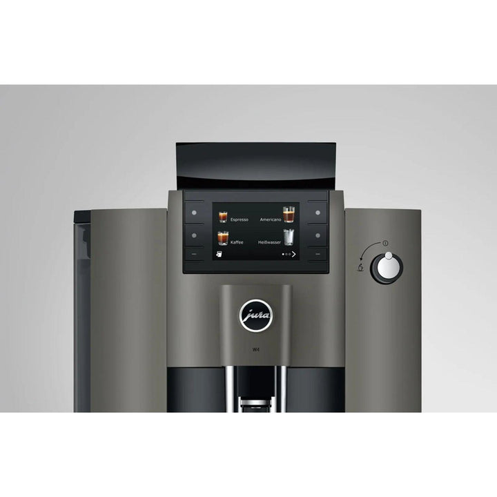 Jura W4 Dark Inox kosketusnäyttö ja käyttöpaneeli