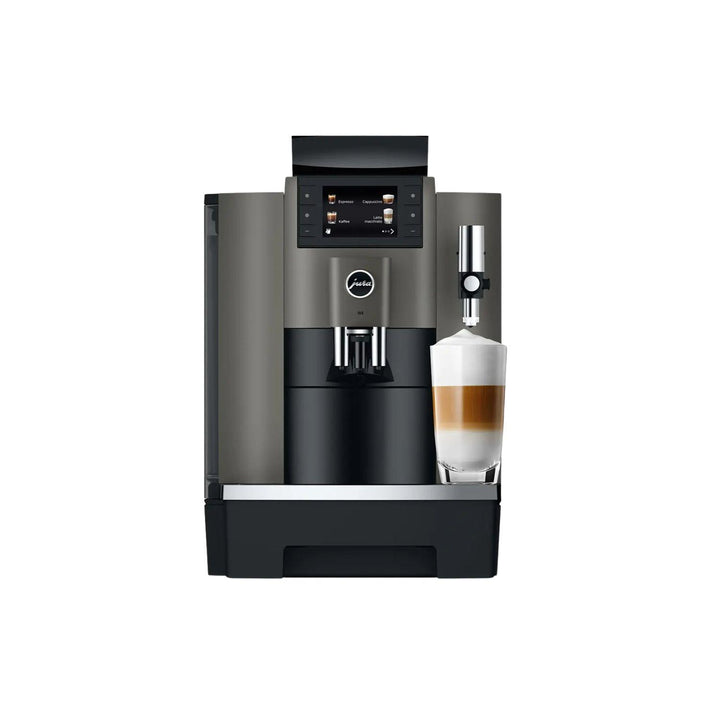Jura W8 Dark Inox käyttö näytöltä ammattikäyttöön