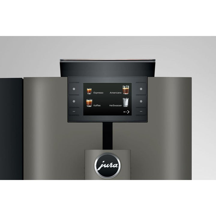 Jura X4c kahviautomaatin näyttö ja käyttöliittymä