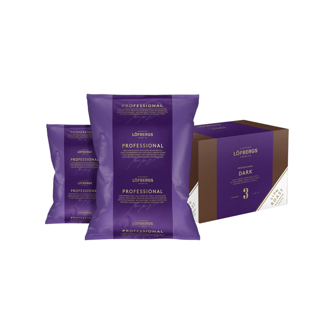 Löfbergs Professional Light suodatinkahvi 6 kg (75 x 80 g) annospussit