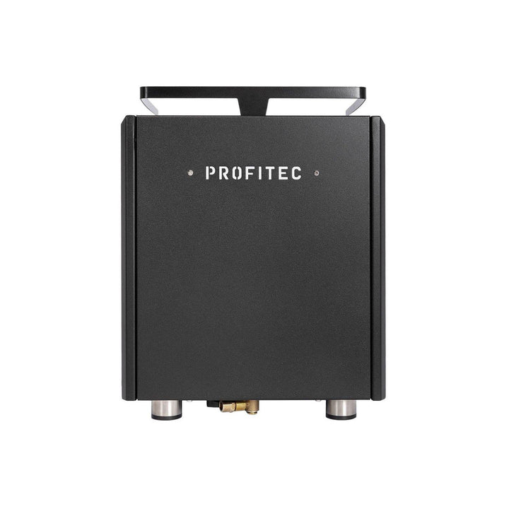 Profitec DRIVE vesiliitäntä ja takanäkymä