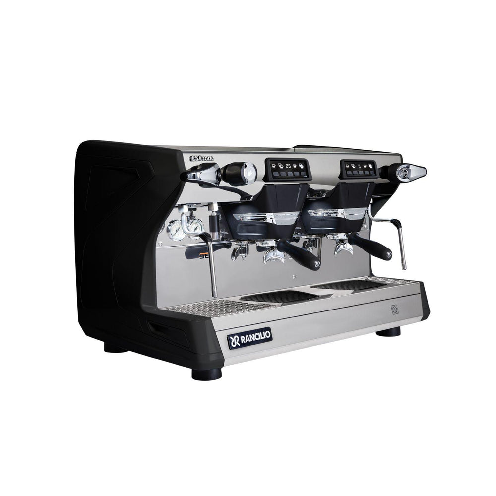 Rancilio Classe 5 Crono 2GR espressokone viistosta vasemmalta