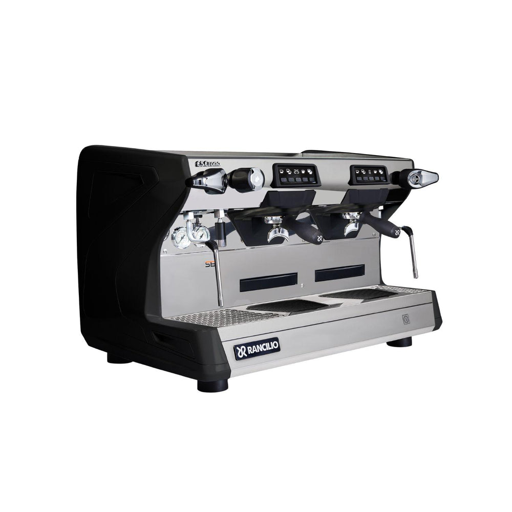 Rancilio Classe 5 Crono 2GR Tall espressokone viistosta vasemmalta