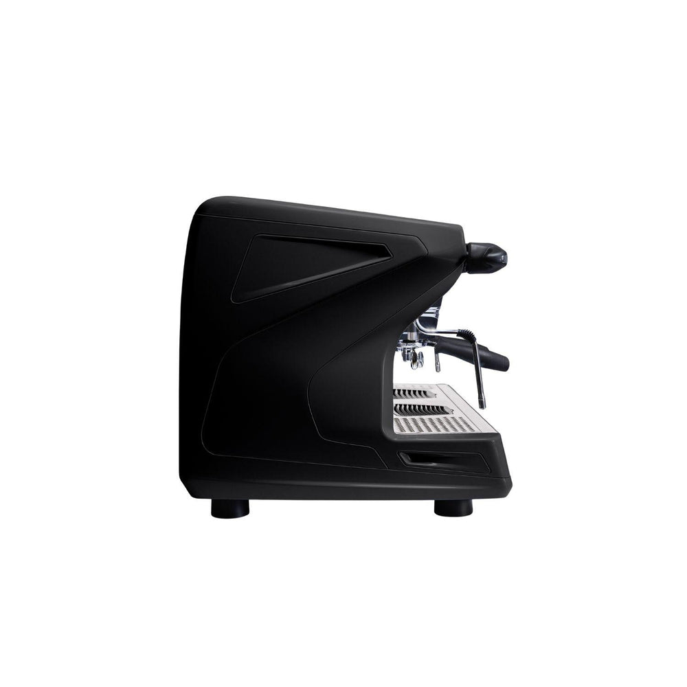 Rancilio Classe 5 Crono Compact 2GR matala musta espressokone sivulta