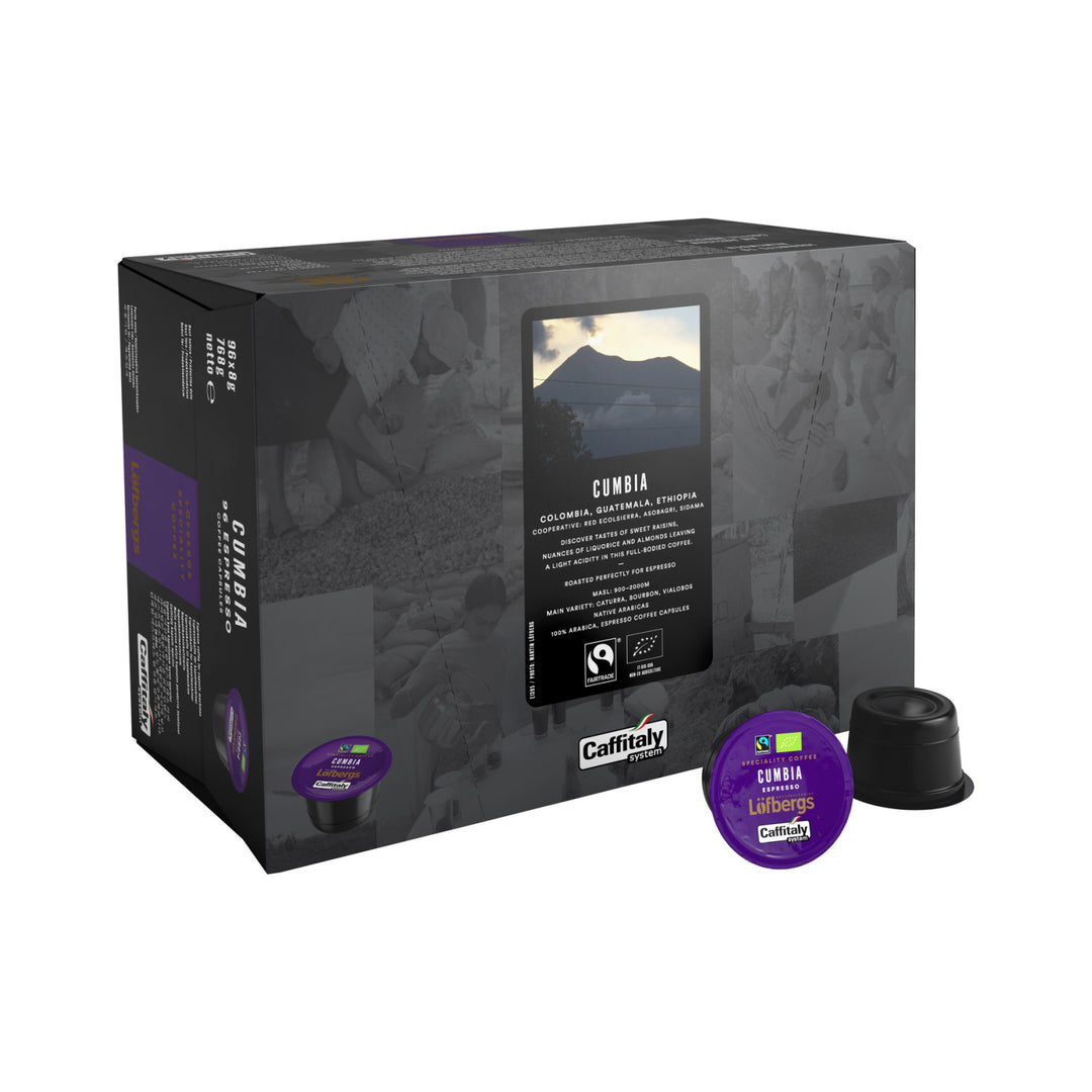 Löfbergs Cumbia Espresso kapselikahvi 96 kpl Caffitaly kapselit